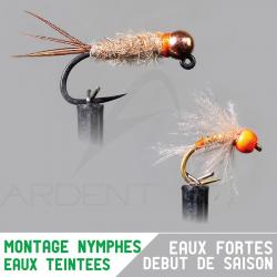 Montage nymphe GARBOLINO Début de saison eaux fortes / eaux teintées