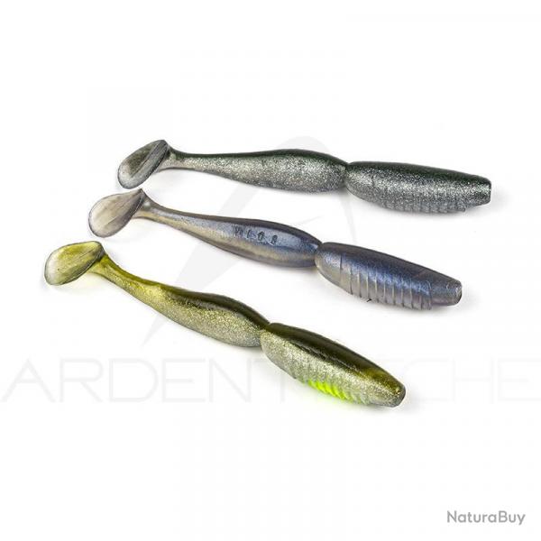 Pack de 3 leurres souples MEGABASS Super spindle worm 4