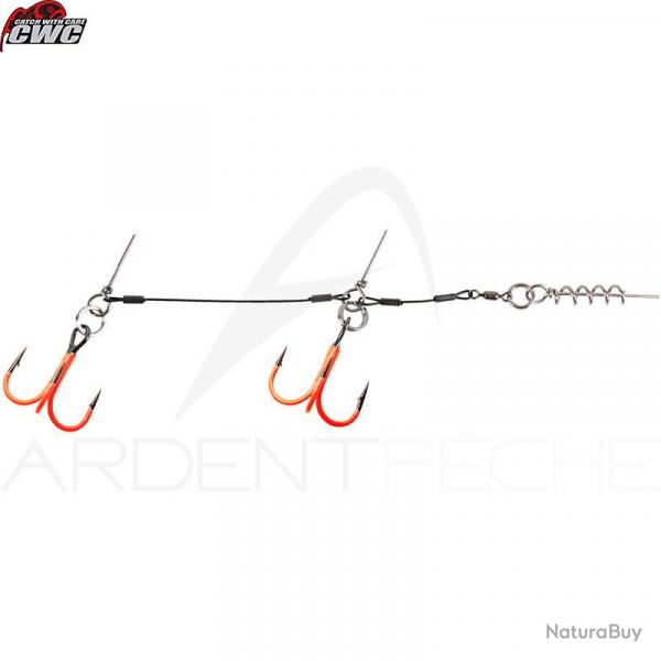 Stinger CWC Pro UV Orange stainless Junior tandem H1 - 60lb