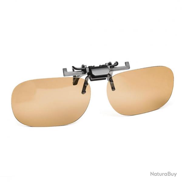 Clip lunettes polarisants DEVAUX Vuxun 100 brun