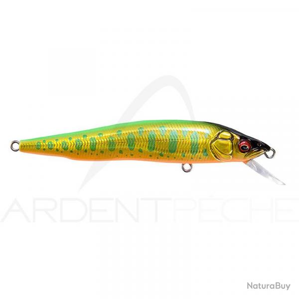 Poisson nageur MEGABASS Great hunting 95 LZ Lime back gold OB