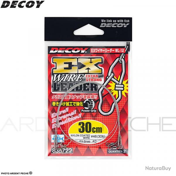 Bas de ligne DECOY WL-12 EX Wire leader 30cm
