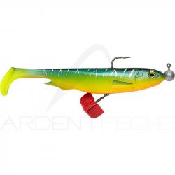 Leurre souple MEGABASS Spark shad 7 monté 360 BKK Mat tiger