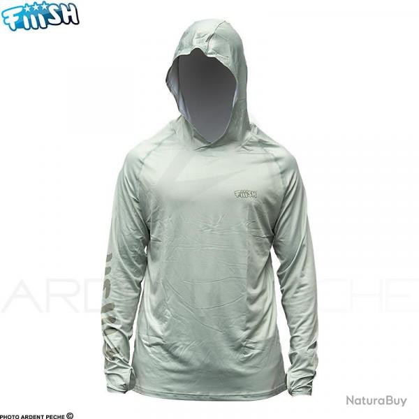 Tee shirt  capuche FIIISH Anti UV Olive green