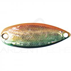 Cuiller ondulante FOREST Miu native abalone 3.5g 04 Green orange belly