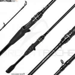 Canne casting SAVAGE GEAR Revenge SG8 Heavy game 2.21m / 12-56g