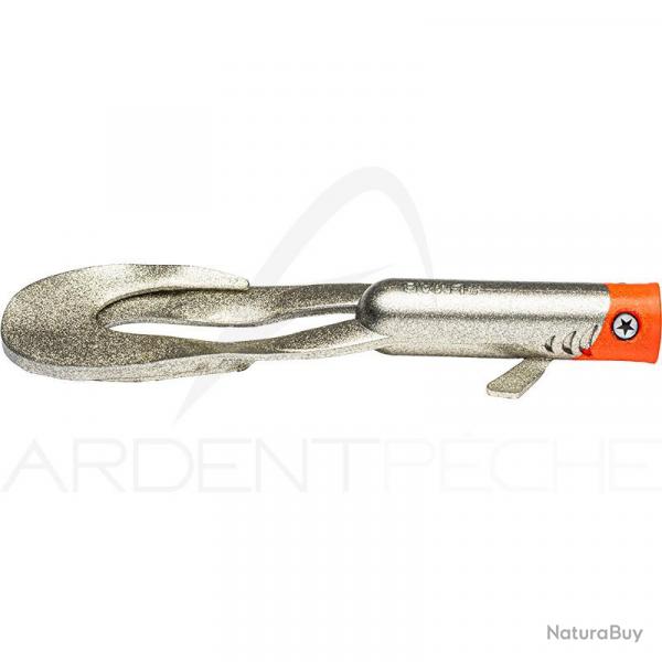 Leurre souple LMAB Drunk dancer 18cm Chromer head