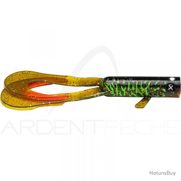 Leurre souple LMAB Drunk dancer 18cm Toxic zebra