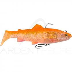 Leurre souple SAVAGE GEAR 3D Trout rattle shad FS 17cm Clear albino