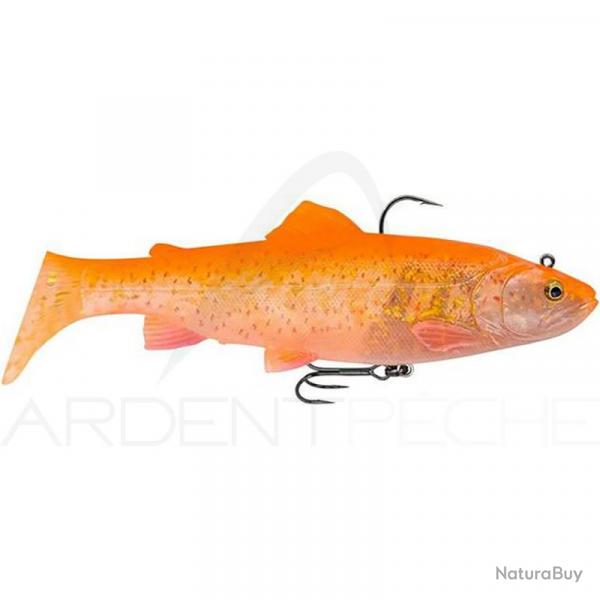 Leurre souple SAVAGE GEAR 3D Trout rattle shad FS 17cm Clear albino