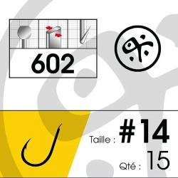 Hameçon simple NATIVE 602 H 18