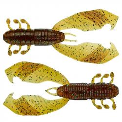 Leurre souple GUNKI Boogie craw vib 90 Pumpkin green flk