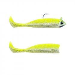 Leurre souple FIIISH Master shad combo 100 Light / 8g / Neon chart