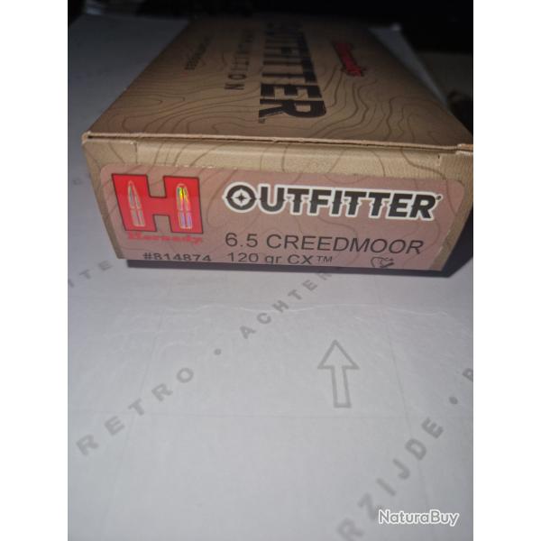 HORNADY Outfitter 120gr en 6.5 creedmoor
