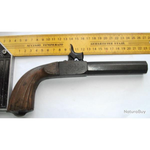 GROS PISTOLET A PERCUSSION CALIBRE 15