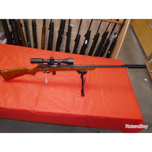 Carabine ARMSCOR Mod 14P en 22Lr avec lunette HAWKE Vantage 3-9x40, bipied et modrateur A-TEC