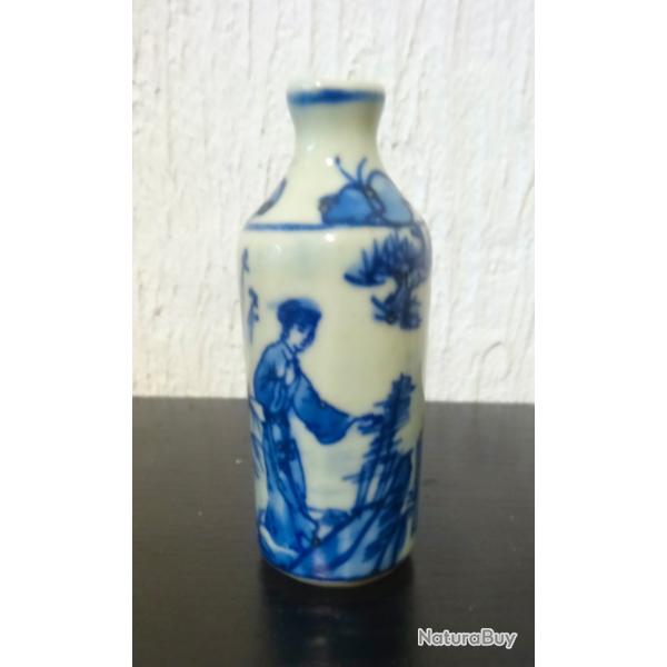 TABATIERE CHINOISE PORCELAINE