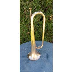 Clairon trompette bugle militaire Couesnon ancien