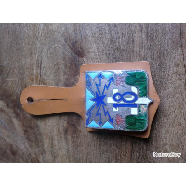 insigne mail 18 R.T transmissions  /  drago paris