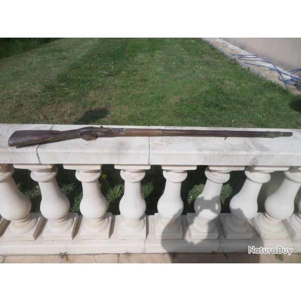 fusil d officier de marine a silex  ancien regime ..