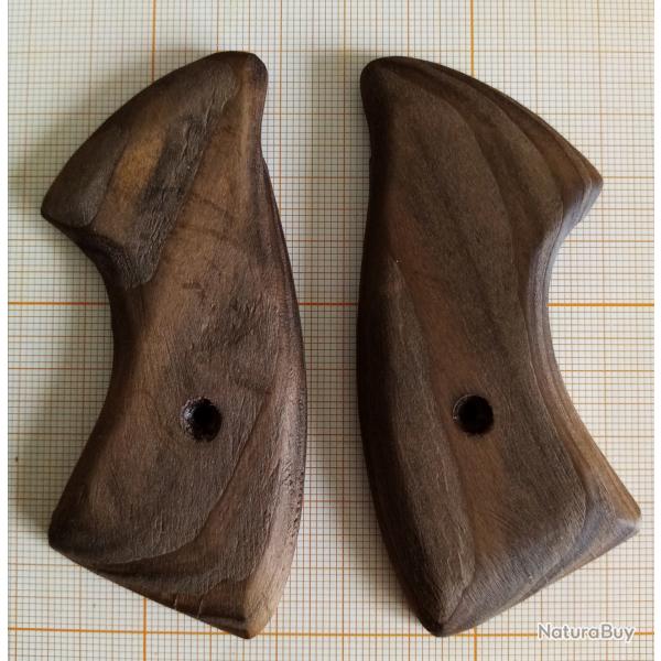 Plaquettes de crosse BOIS, neuves pour rvolver Rohm RG 59