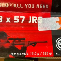 14x Balles 8x57 JRS Geco 12g Teilmantel SoftPoint 185grains