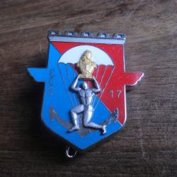 insigne 17eme  RGP régiment du génie parachutiste / fraisse paris
