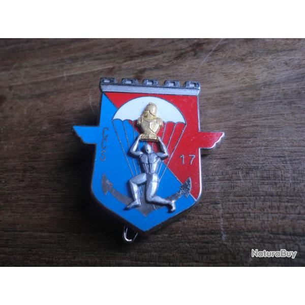 insigne 17eme  RGP rgiment du gnie parachutiste / fraisse paris