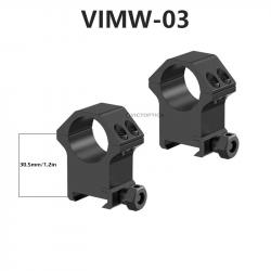 Vector Optics Anneaux de Portée, Faible, Moyenne, Haute, 25.4mm-*VIMW-03 LIVRAISON GRATUITE
