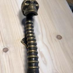 Très rare levier de vitesse en bronze collection modifié en poignée de porte