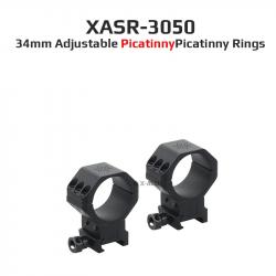 Vector Optics X-ACCU 34mm Anneaux Picatinny à Élévation Réglable -*XASR-3050 LIVRAISON GRATUITE