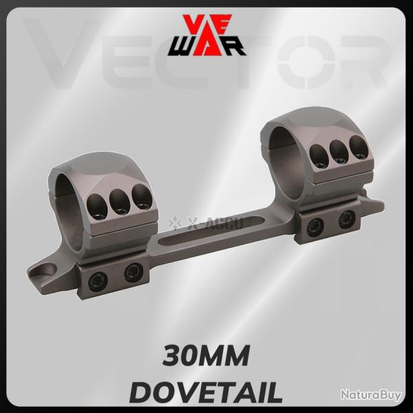 Vector Optics X-Accu 30 mm 1,1 '' Montage  queue d'aronde monobloc  profil bas FDE