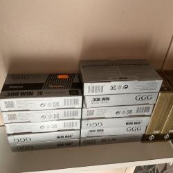 12 Boîtes de cartouches vide en 308 w