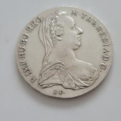 SUPERBE PIECE EN ARGENT MARIE THERESE D'AUTRICHE  "1780 " TRES RARE (attention aux REPRODUCTIONS)