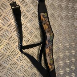sangle a bandoulière fusil carabine de chasse rembourrée amovible avec 2 points fixation