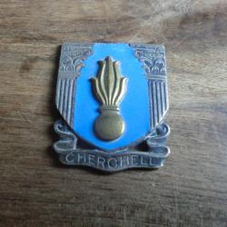 insigne  émail  école militaire d'infanterie cherchell  campagne alger  / drago paris