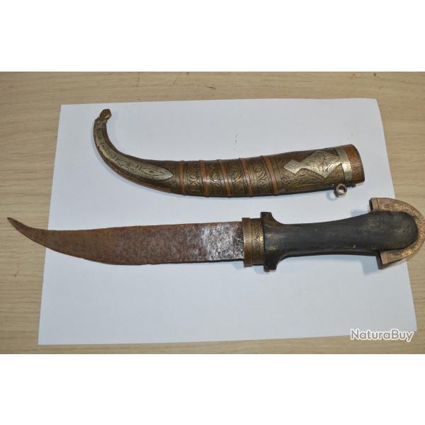Couteau / Dague dcoration style Export Afrique / oriental Maroc / Tunisie  identifier