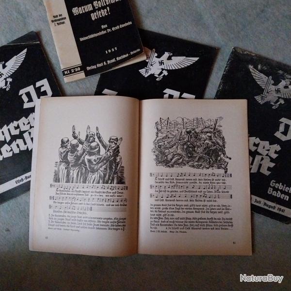 Lot livrets allemand