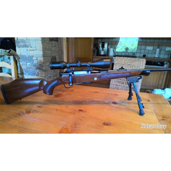 Carabine VOERE affut 300 Win Mag avec lunette et trepied
