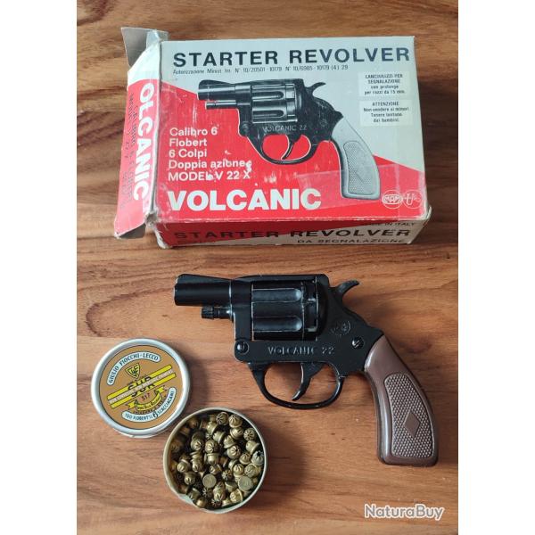 Petit rvolver vintage de starter Volcanic Model V22 en 6mm flobert