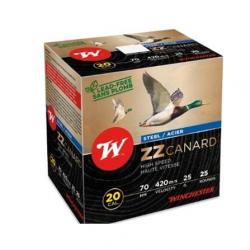 Cartouches WINCHESTER ZZ CANARD Cal.20/70 PB N°5A
