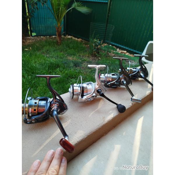 Lot de 4 moulinets taille 7000