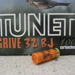 100 cartouches cal 12/70 en GRIVE 32g BJ no9 de TUNET