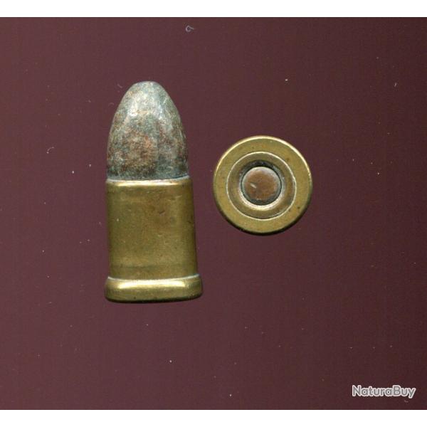 9 mm Galand - RARE fabrication ELEY LONDON - amorage battery cup en cuivre