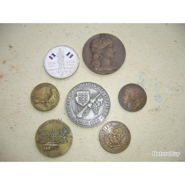 lot de belles mdailles anciennes   PRIX DEPART 1 EURO