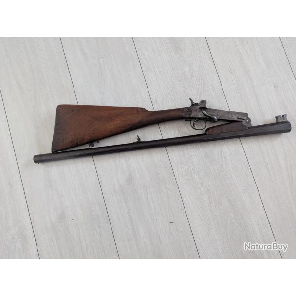 Carabine ou fusil de braconnier calibre 12 canon miroir ! cat D2