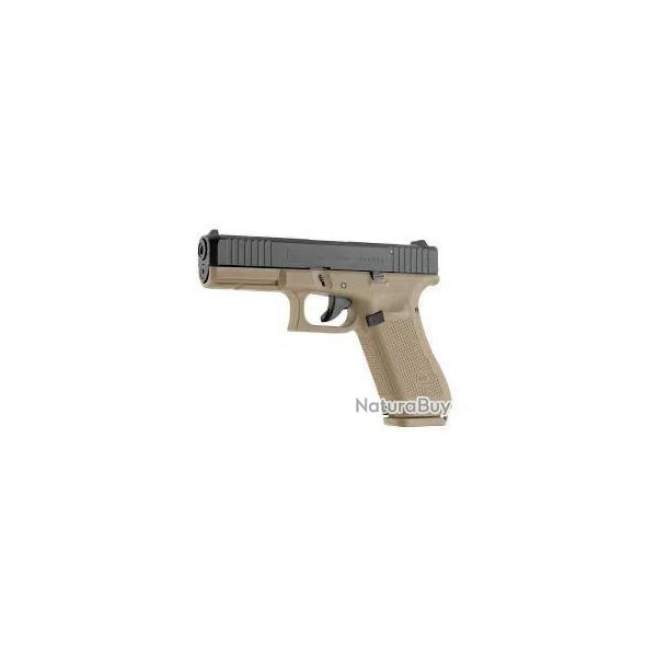 Wahoo ! Pistolet GLOCK 17 Gen5 FR Coyote "Arme Francaise" cal.9x19