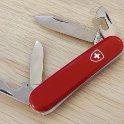Victorinox couteau suisse Recruit 84mm Elinox 1973-1977 rare Collector