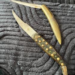 Lot de 2 couteaux pliants anciens