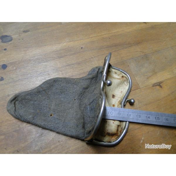 tui revolver ou pistolet form porte monnaie en cuir doubl